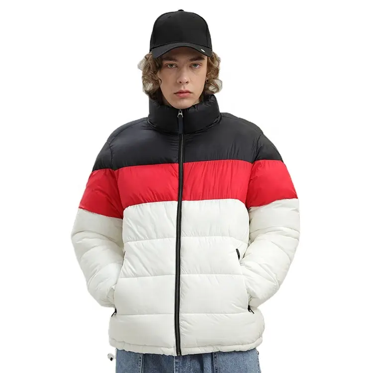 OEM Custom Outdoor Men's Bubble Coat Winter Warm Down Jackets Sport Luxury Coats For Men