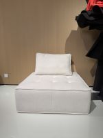 Sofá Cama Ergonómico Contemporáneo de Una Plaza, Extensible y Ajustable, Tapizado en Tela con Esponja, para Uso Comercial en Villas, Hogares y Apartamentos