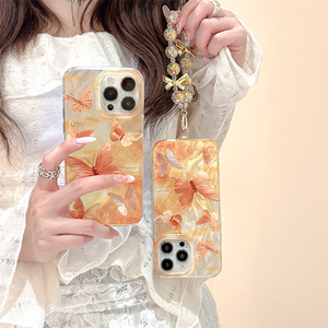 Thời Trang Có Thể Tháo Rời Dây Đeo Cổ Tay Cho Phụ Nữ Điện Thoại Chuỗi Vòng Tay Quyến Rũ Trường Hợp Điện Thoại Cho <span class=keywords><strong>Iphone</strong></span> 16 Pro Max TPU Mềm Di Động Trường Hợp - Product Image 5