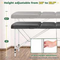Meilleures tables de massage portables, salon de beauté, spa facial, lit de massage pliable, lit pour extensions de cils, table de massage