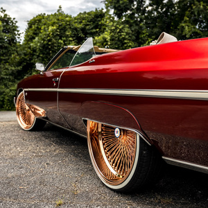 ล้อแม็<span class=keywords><strong>ก</strong></span>ซ์ YRO 100 ซี่ <span class=keywords><strong>ขอบ</strong></span>ลวดฟอร์จ สีทองโครเมียมหรูหรา สำหรับ<span class=keywords><strong>รถ</strong></span>คลาสสิ<span class=keywords><strong>ก</strong></span> <span class=keywords><strong>รถ</strong></span>โลว์ไรเดอร์ <span class=keywords><strong>รถ</strong></span> SUV <span class=keywords><strong>รถ</strong></span>ซีดาน <span class=keywords><strong>รถ</strong></span>โดยสาร ขนาดสั่งทำพิเศษ - Product Image 2