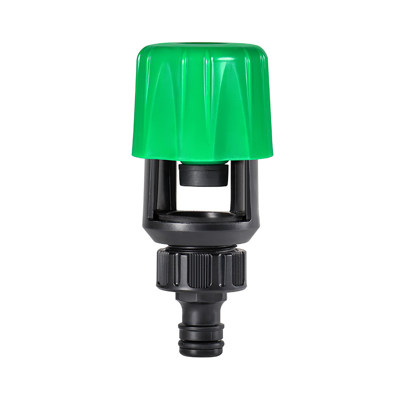 Green pacifier-faucet adapter