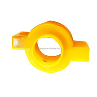 Clip de fixation en plastique épaissi en U pour tuyau de gaz ondulé DN15 avec vis d'expansion, fabrication sur mesure