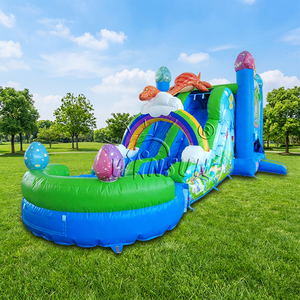 WINSUN Economical Children Kids Inflatable Amusement Underwater World Trampoline PVC Customizable Size - Product Image 1