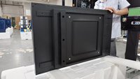 Layar LCD Digital Luar Ruangan 55 Inci, Kecerahan Tinggi 3000 Nits, Tahan Air IP66, Laminasi Penuh dan Penyegelan Penuh, Anti-silau