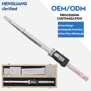Calibrador Digital Hengliang de alta precisión de 0,01mm, calibre de enchufe de hueco de flujo de acero inoxidable, <span class=keywords><strong>Vernier</strong></span> de plástico, electrónico - Product Image 2