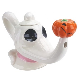 Tetera de Cerámica con Forma de Perro de Dibujos Animados en 3D, 38 oz, Venta Directa de Fábrica, Tema de Halloween, Pesadilla Antes de Navidad, <span class=keywords><strong>Zero</strong></span> Head - Product Image 3