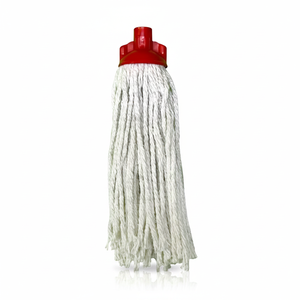 Mopa Húmeda Gizmop de 200 g, Mopa de Algodón con Cabezal de Microfibra, Duradera, Sostenible, Reutilizable, Antibacteriana, Autoescurrible, para Suelos de Parqué - Product Image 2