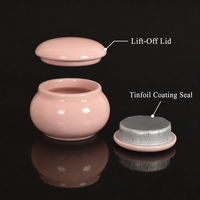 Mini Urna Conmemorativa de Cerámica para Mascotas, Tarro de Recuerdo de 23ml, Serie Radish, Sellado Seguro, Esmaltado, Moderno, Personalizable, Contenedor para Cenizas de Cremación