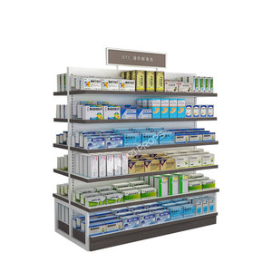 Présentoir de pharmacie QMuS-<span class=keywords><strong>QB</strong></span>-06-1200 Vente directe d'usine Magasin de médecine Étagère pour étagère de magasin compacte - Product Image 5