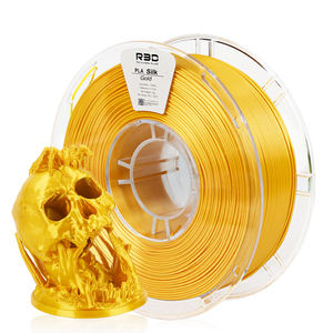 Filament d'imprimante 3D <span class=keywords><strong>PLA</strong></span> <span class=keywords><strong>R3D</strong></span> Gold Silk Texture 1,75 mm 1 kg Écologique 330 m de longueur Certifié ROHS/ISO - Product Image 1