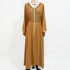 Abito da sera Sexy da <span class=keywords><strong>donna</strong></span> di <span class=keywords><strong>ultima</strong></span> progettazione da <span class=keywords><strong>donna</strong></span> in tinta unita abiti a maniche lunghe - Product Image 3