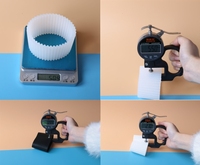 Manchon de tasse en silicone résistant à la chaleur manchon de protection de tasse de bouteille en verre antidérapant couvercle de protection pour voyage à domicile