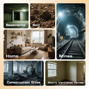 ラドン検出器OEMスマート空気品質ラドン半導体モニターセンサーパルスアルファ分光検出器 - Product Image 6