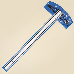 Regla de Aluminio Metálica en Forma de T de 60 cm de Largo con Doble Escala, en Oferta, para Carpintería, Diseño, <span class=keywords><strong>Arquitectura</strong></span>, Ingeniería y Arte - Product Image 6