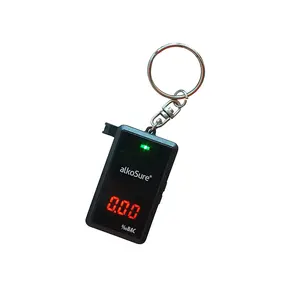 World's Smallest Keychain Breathalyzer With Fuel Cell Sensor