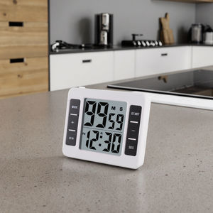 多功能数字倒计时器，带闹钟功能，可倒计时和正计时，适用于浴室、书房和厨房烹饪 - Product Image 1