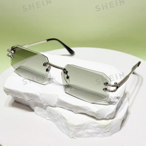 2025 טרנדי uv400 נשים משקפיים יוקרה חדש מסגרת קטנה משקפי שמש מתכת משקפי שמש - Product Image 2