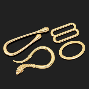 ชุดบิกินีตัวเชื่อมต่อรูปตัวยูสำหรับบิกินี่รองเท้าพาดไหล่ผู้หญิงเดรสหัวเข็มขัดโลหะออกแบบได้ตามต้องการ - Product Image 3