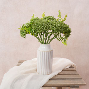 Imitazione fiore artificiale di avena frutta, plastica decorazione floreale, centro del tavolo fiore decorativo - Product Image 4