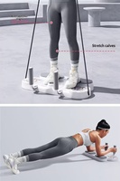 Planche de musculation multifonctionnelle 3 en 1, entraîneur de plank, chronométrage intelligent, comptage, largeur réglable, équipement de gym à domicile
