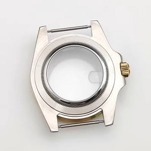 Mechanisches Uhrengehäuse für Herren Ersatz Schwarz Grün Aqua Ghost 8215/NH35/36 Kaliber Gold gehäuse Transparenter Gehäuse boden - Product Image 1