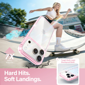 เคสโทรศัพท์กันกระแทกใส รุ่นบางพิเศษ 1.0 มม. ผลิตจากวัสดุ TPU+PC <span class=keywords><strong>Bayer</strong></span> ป้องกันเหลือง สำหรับ iPhone 17 Pro Max 17 Air - Product Image 3