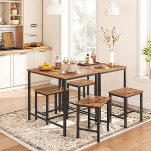 New cross-border style solid wood minimalist style <b>table</b> and chair set for teahouses, hotels, and commercial use; practical - Product Image 2