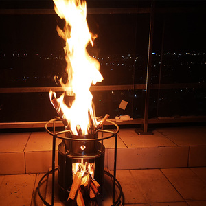 2021 Thiết Kế Mớ<span class=keywords><strong>i</strong></span> Thép Không Gỉ Gỗ Pellet Rocket Bếp Than Bếp Cho Châu Phi Và Mỹ - Product Image 6