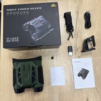 Dispositif de vision nocturne numérique NVC900 monté sur la tête avec écran 2,4 pouces, capteur CMOS 48MP, zoom optique 16x, anti-tremblement électronique pour jour/nuit