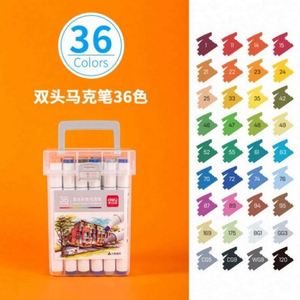 Marcadores Artísticos Karin al por Mayor, Personalizables, Punta para Pizarra Blanca, Tinta a Base de Agua, Escritura de Doble Cara, Doble Punta, Plástico PP, Logotipo Personalizado - Product Image 4