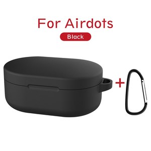 Para Redmi <span class=keywords><strong>Airdots</strong></span> caso cubierta de silicona caso para <span class=keywords><strong>Xiaomi</strong></span> Redmi <span class=keywords><strong>Airdots</strong></span> aire puntos TWS versión juvenil con Anti-Perdida gancho - Product Image 6