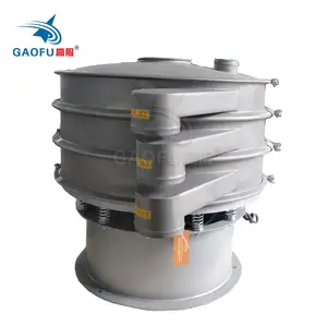 industrial vibrating sieve ceramic sand vibratory screening separator rotary sifter machine