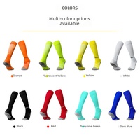 Chaussettes de football mi-mollet tricotées antidérapantes et antibactériennes pour l'entraînement, pour adultes et enfants, avec semelle épaissie en tissu éponge, idéales pour le sport transfrontalier.