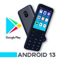 TIQ MINI M5S Clavier gravé en hébreu Téléphone Android 13 Écran tactile Bouton Smartphones Téléphone Android