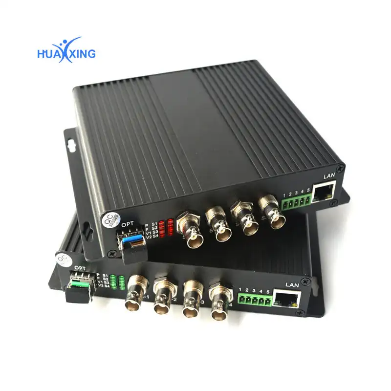 1/2/4/8CH в формате hd-sdi оптоволоконный медиа-конвертер RS485 & RS422 & RS232 мультиплексор к волоконному видео конвертеру