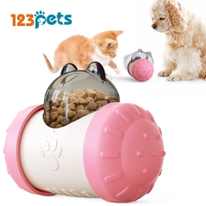 Commercio all'ingrosso cane gatto giocattolo divertente nuovo lento alimentatore Leaky palla eco-friendly in gomma di plastica di piccole dimensioni per il gioco da società di fornitura di animali domestici - Product Image 4