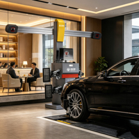 Aligneur de roues 3D haute qualité et équilibreur de roues avec affichage numérique LED – Modèle Battle-Axe 30-708X certifié CE/ISO9001