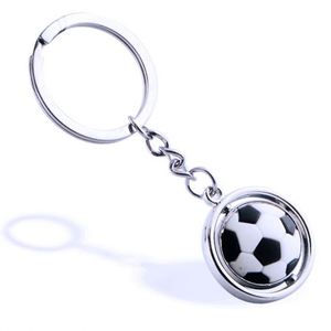 Porte-clés 3D créatif rotatif à 360 degrés, basket-ball, football, golf, cadeau commémoratif avec logo personnalisable - Product Image 5