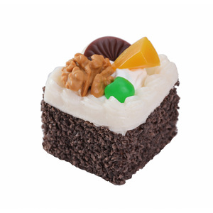 PU Simulation Square Coconut Flakes <b>Small</b> Cake Fridge Magnet Mousse Fruit Bread Sample Room Decoration <b>Ornaments</b> - Product Image 5