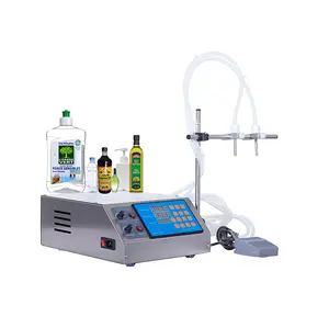 Electric Double Heads Small Peristaltic Pump Bottle Liquid Filling Machine Perfume Essence Filler