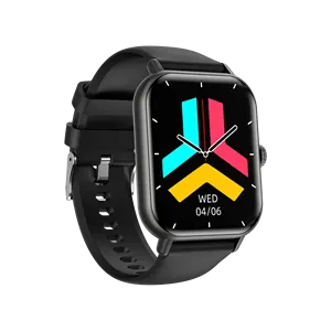 Ip67 su geçirmez tasarım kare ekran ile çok spor modu akıllı saat moda silikon bant giyilebilir akıllı cihaz