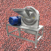 Moulin à grains électrique à disque denté pour la fabrication de farine de banane, machine à moudre le maïs, vente en gros