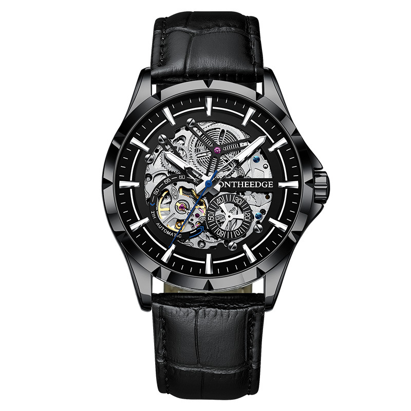 Rzy087 cuero negro completo