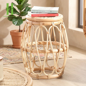 Best Seller Round Coffee Table <b>Cheapest</b> Price Living Room Furniture Eco-friendly Natural Rattan Tea Tables From Vietnam - Product Image 1