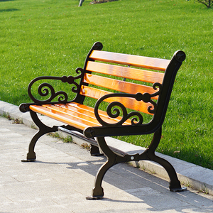 <span class=keywords><strong>OUTU</strong></span> – banc de patio nordique en aluminium moulé, pieds de banc d'extérieur - Product Image 3