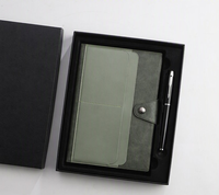 Service OEM/ODM – Coffret Cadeau Luxe Portable avec Stylo à Couleurs Changeantes en PU Rigide et Carnet de Notes A5 Personnalisable pour Entreprises