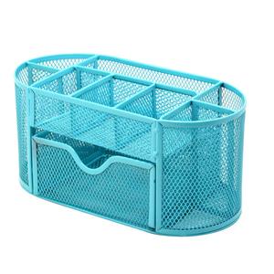 De malla de organizador de escritorio de lápiz Copa organizador <span class=keywords><strong>9</strong></span> compartimento de escritorio de oficina organizador - Product Image 2