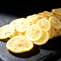 Tranches de citron déshydratées de qualité supérieure, tranches de citron confites sucrées et acidulées, tranches de citron séchées pour boissons, collations, vente en gros, OEM, ODM, directement de la ferme
