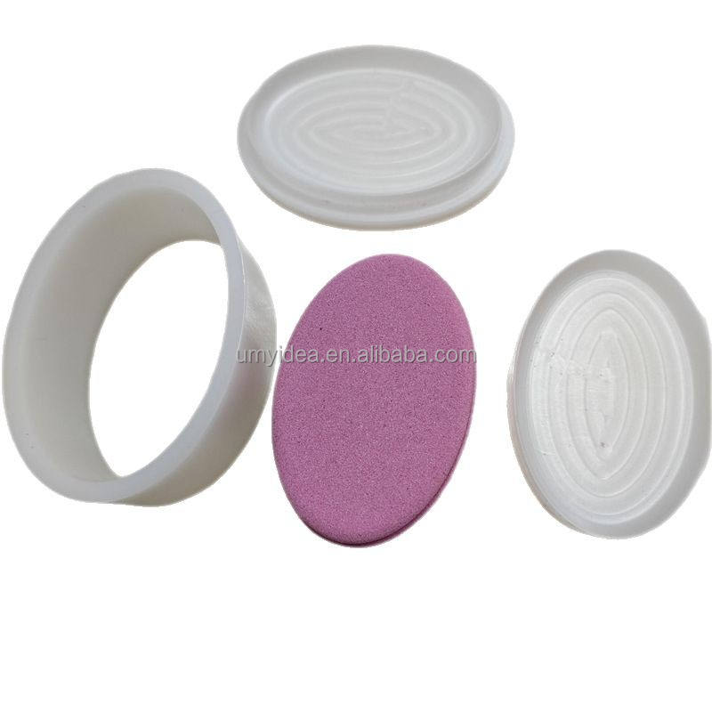 Ovale blanc 80g intérieur 7,62x5,08x3,5cm